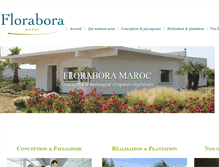 Tablet Screenshot of floraboramaroc.com